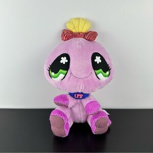 Vintage Littlest Pet Shop Purple Spider Plush Stuffed Animal Toy Hasbro 10” LPS